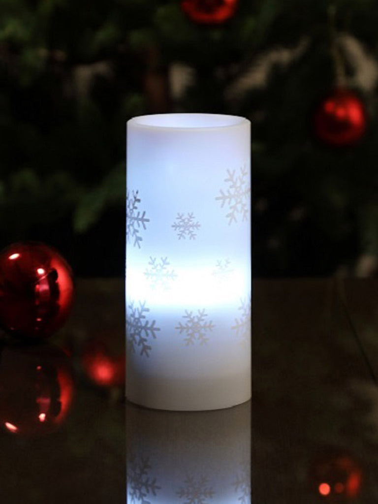LED Candle Projector - Snowflake