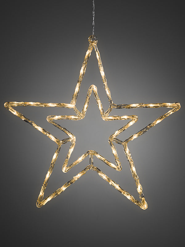 58cm LED Acrylic Star - Warm White