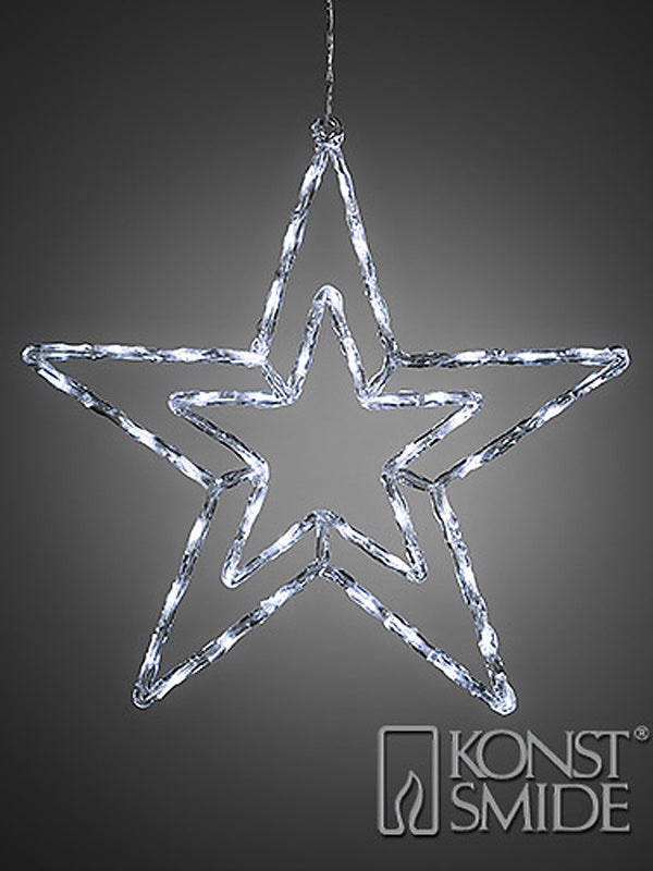 58cm LED Acrylic Star - White