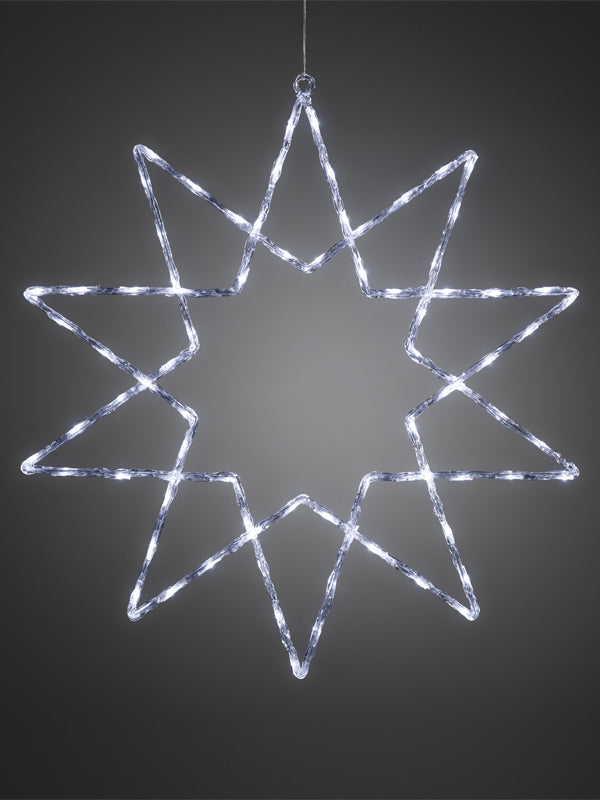100cm LED Acrylic Star - White
