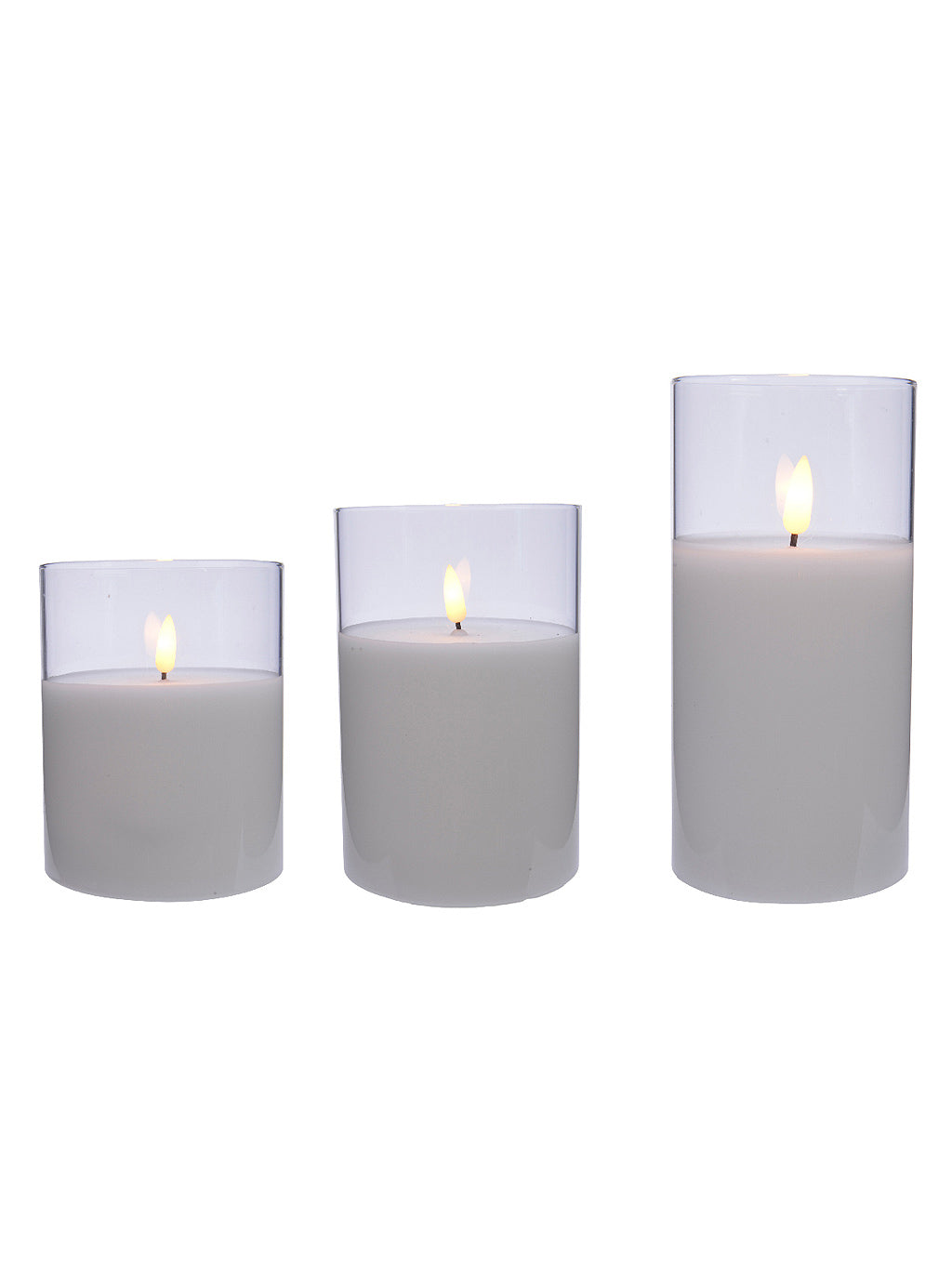 Clear Wax Candles -  UK