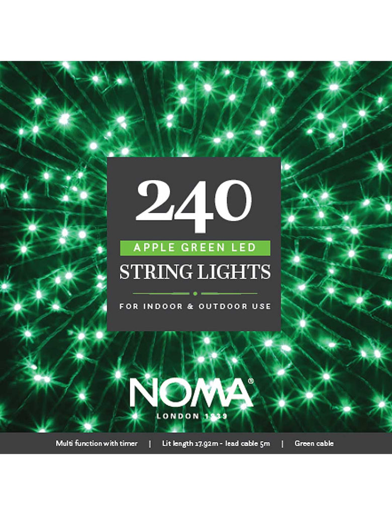 240 LED Multi-Function String Lights - Green