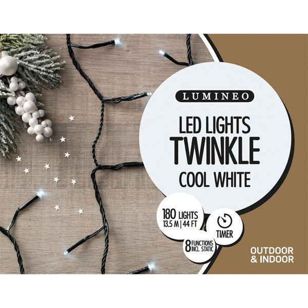 180 LED Twinkle Lights Lights - White