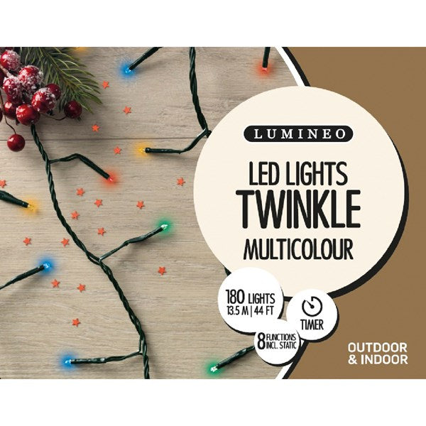 180 LED Twinkle Lights Lights - Multicolour