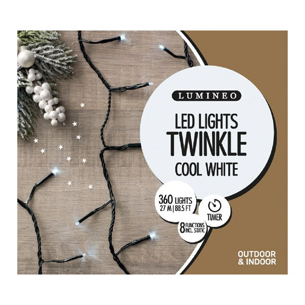 360 LED Twinkle Lights - White