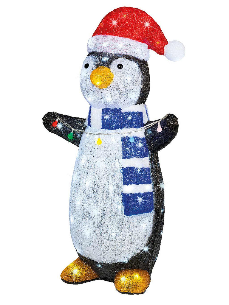 85cm Acrylic Outdoor Penguin with 120 LEDs