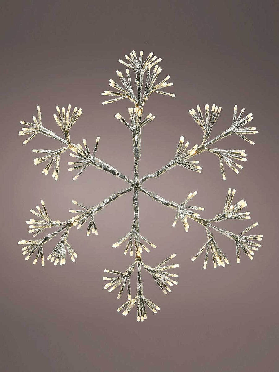 48cm Starburst Flashing Snowflake – Seasons Christmas Outlet