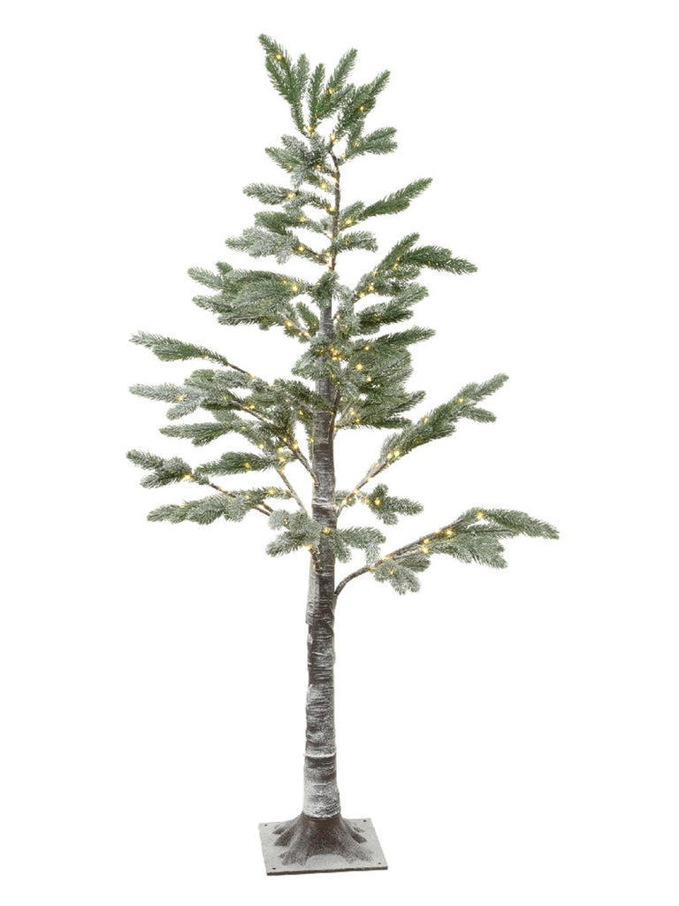 1.8m (6ft) Outdoor Snowy Pine Tree with 312 Warm White LEDs 