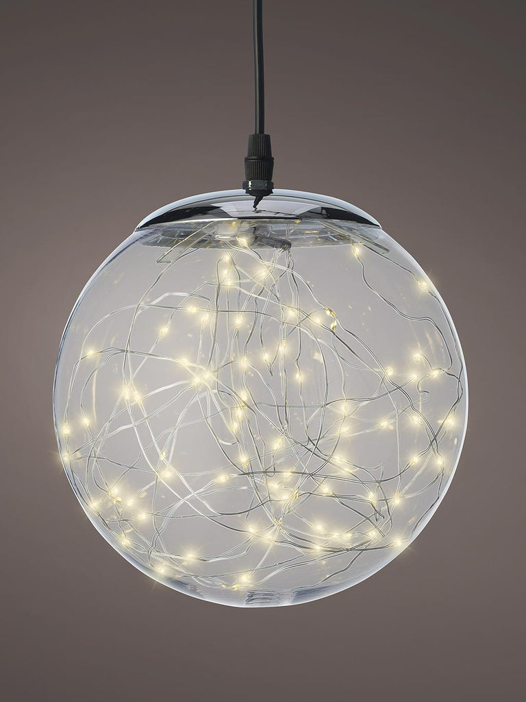 20cm Micro LED Ball with 80 Warm White LEDs