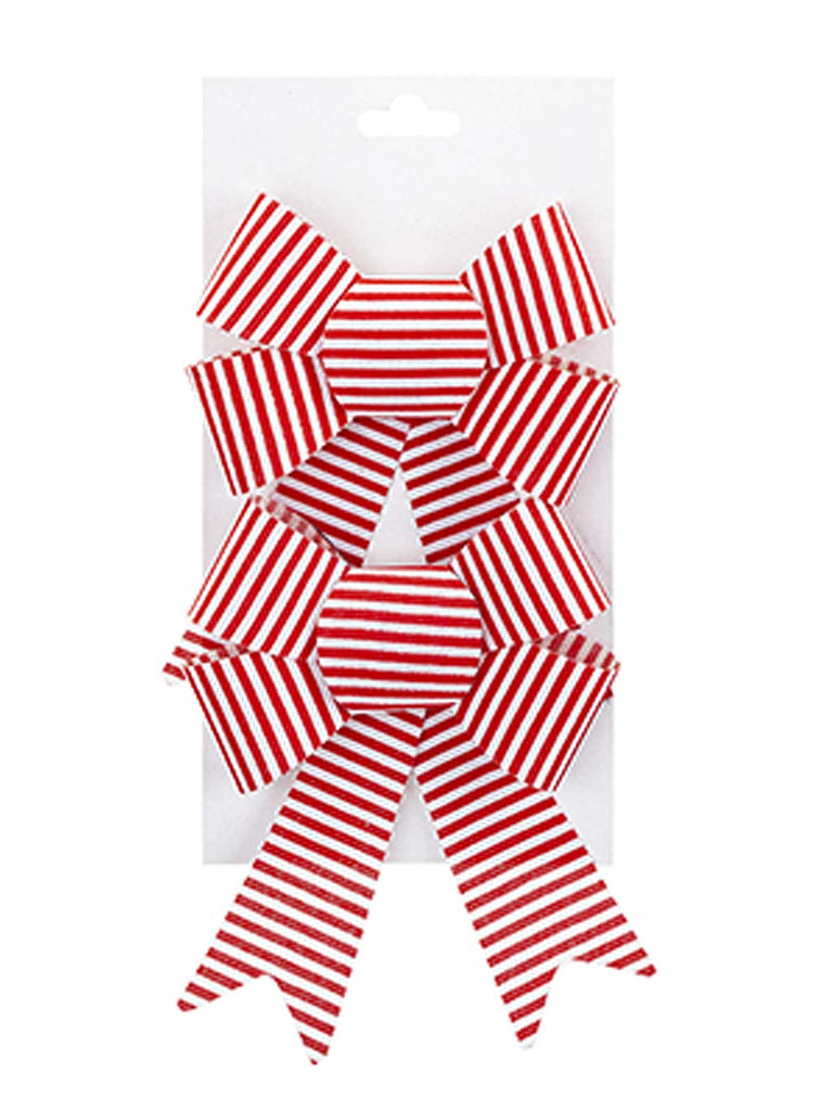 Pack Of 2 Candy Stripe Bows