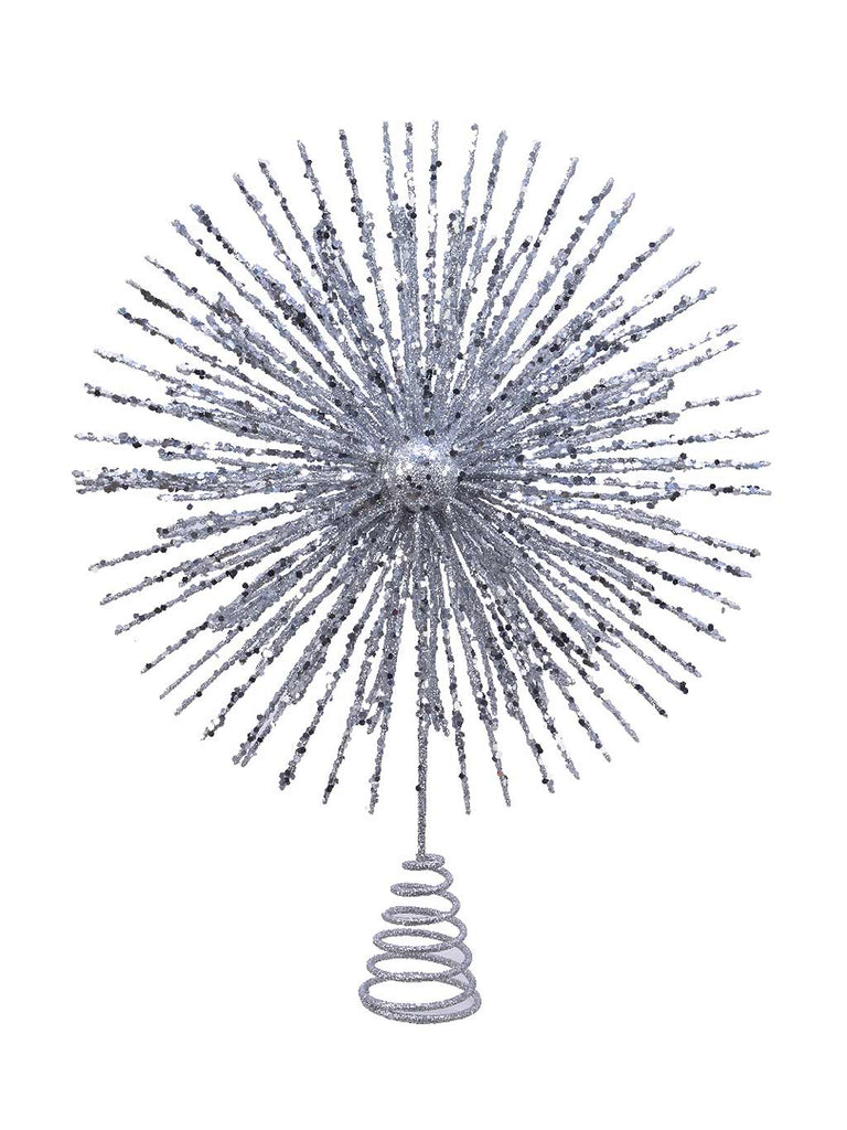 37cm Treetopper Starburst - Silver