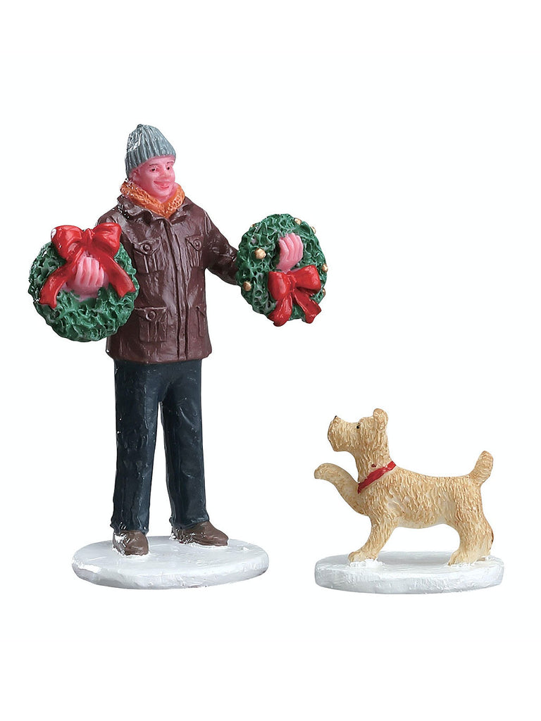 Tree Lot Figure, Set Of 2