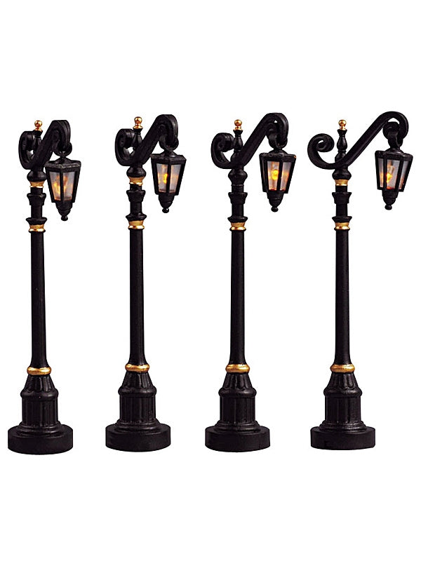 Set of 4 Colonial Street Lamp
