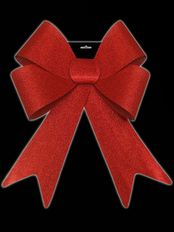 40 x 51cm Red Jumbo Glitter Bow