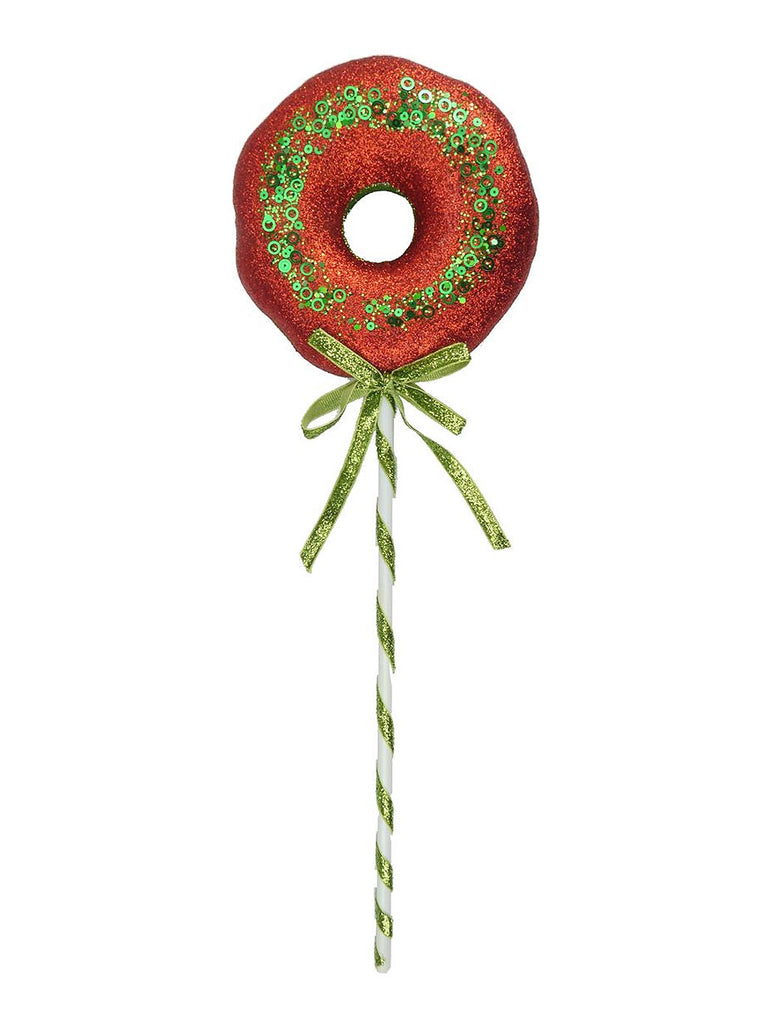 16 x 52cm Glitter Donut Lolly