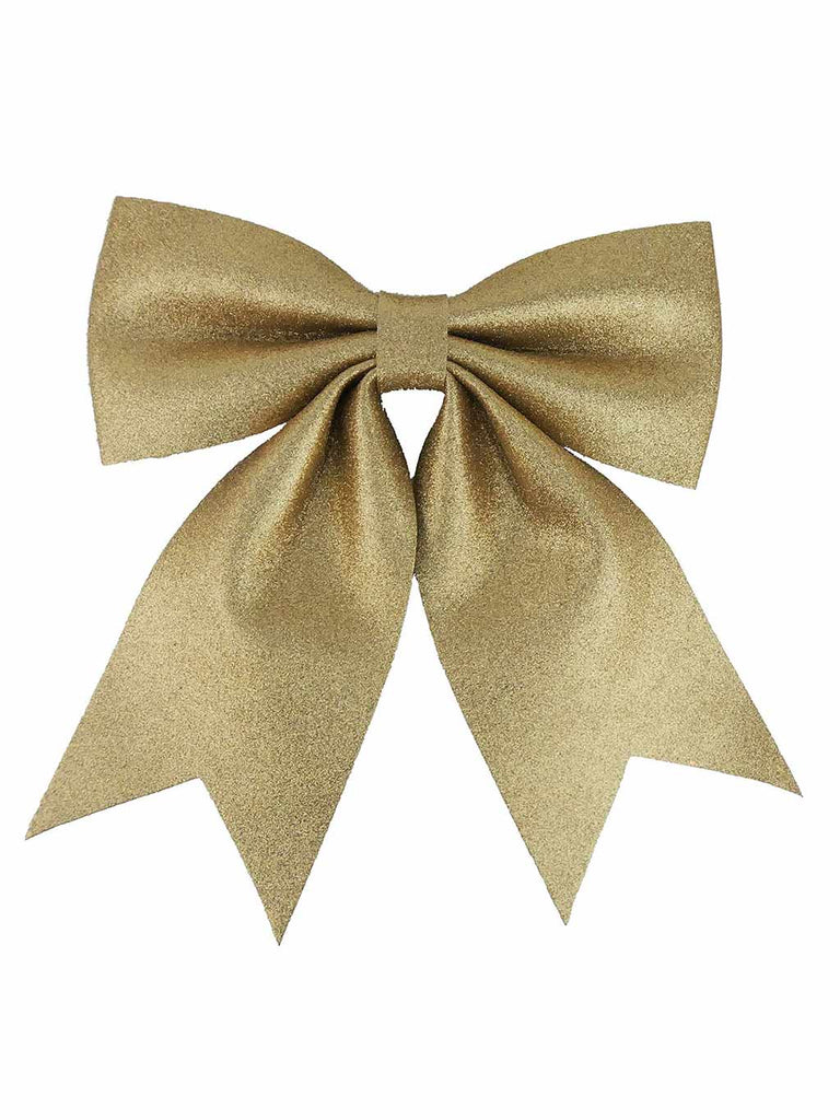 Luxury Glitter Bow 28 x 34cm - Champagne