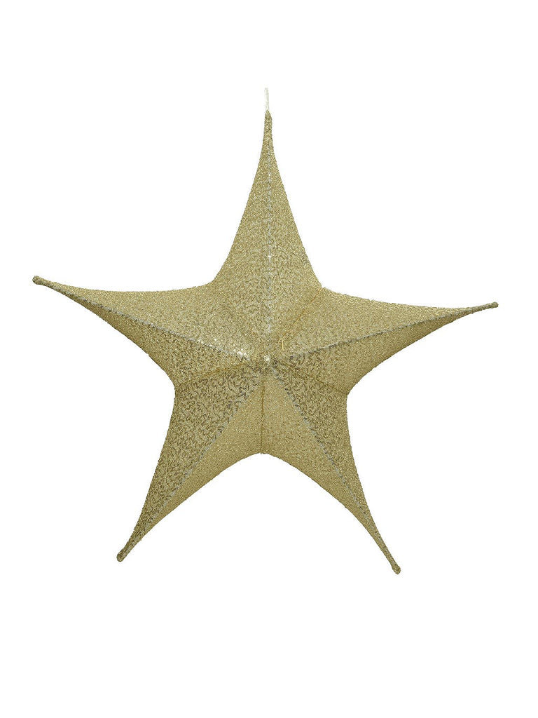 110cm Star with Sequins - Gold