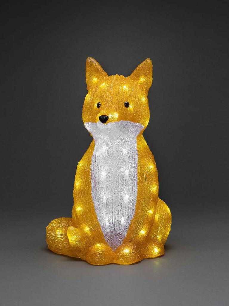 40cm Acrylic Fox with 64 LEDs