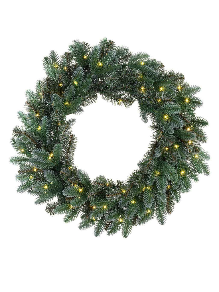 60cm Trondheim Wreath with 60 Battery Operated Micro LEDs
