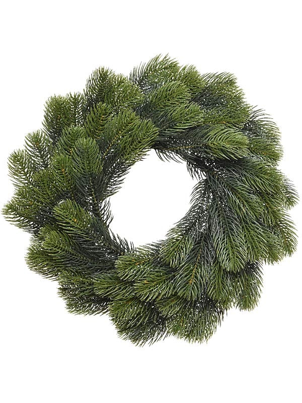 50cm Full PE Christmas Wreath - Indoor & Outdoor