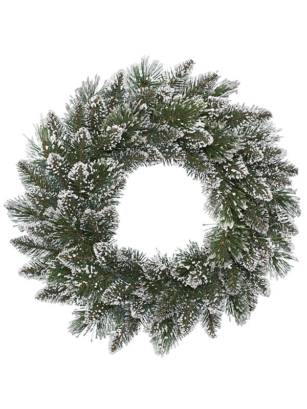 50cm Frosted Finley Christmas Wreath