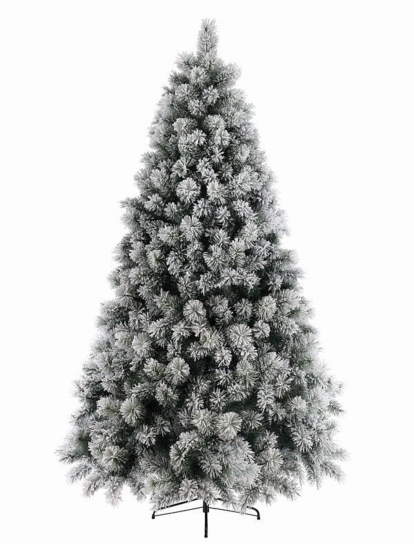 Everlands 2.1M (7ft) Snowy Vancouver Mixed Pine Christmas Tree