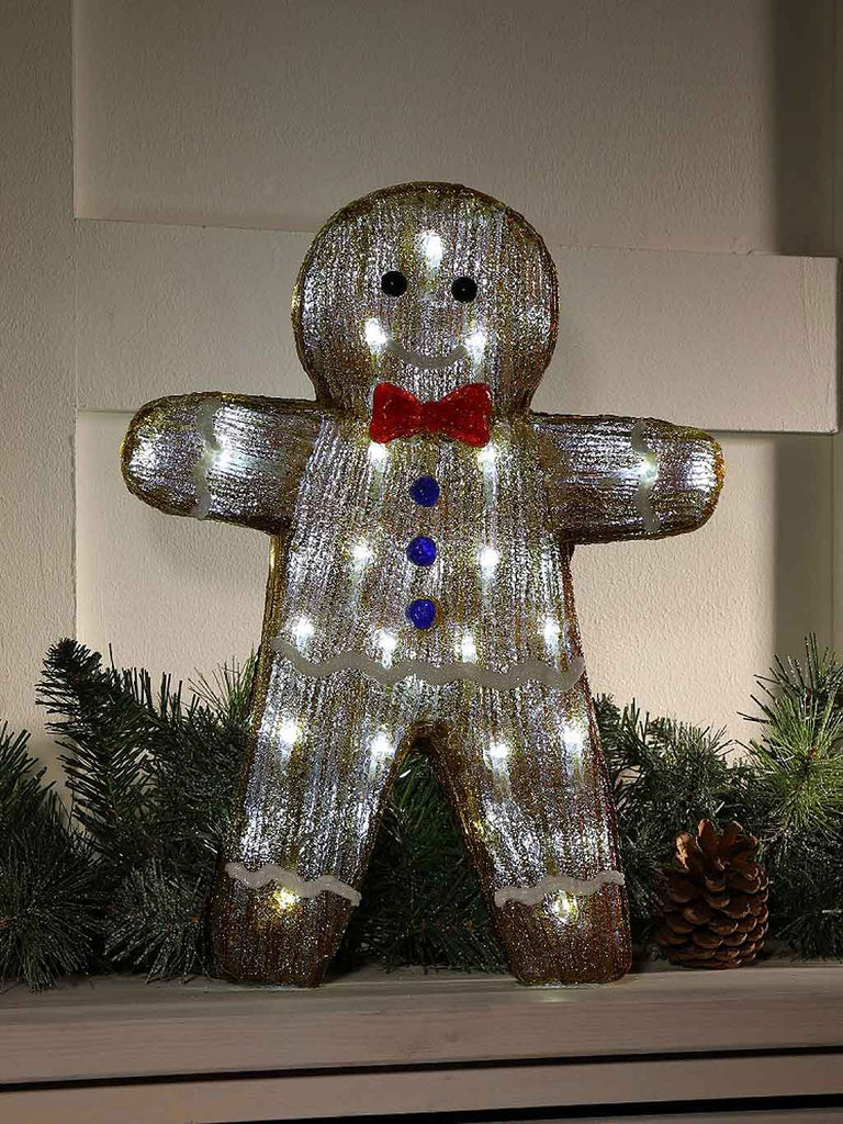40cm Acrylic Mr Gingerbread