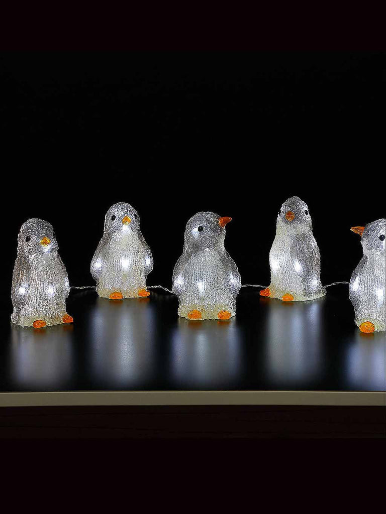 Set of 5 Acrylic Character Lights - Penguin