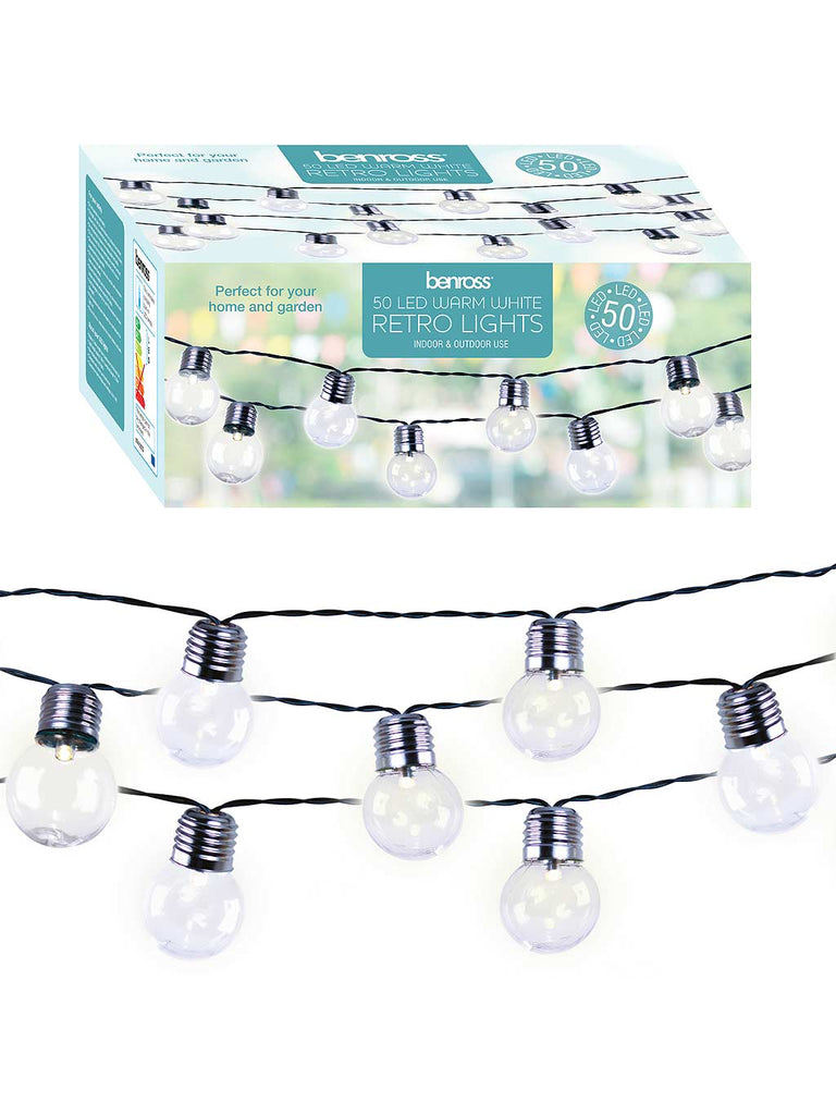 50 LED Party String Light - Warm White