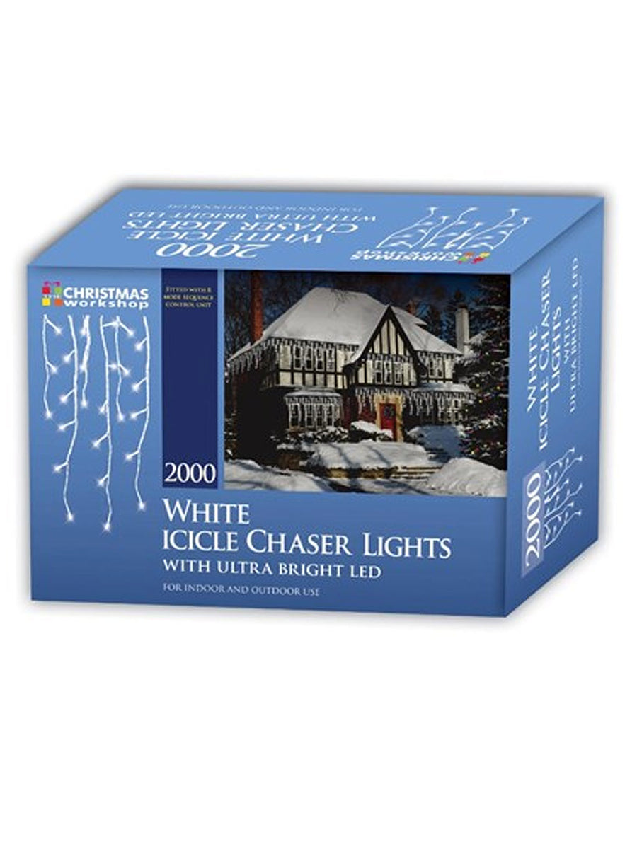 2000 LED Icicle Chaser Lights – Seasons Christmas Outlet