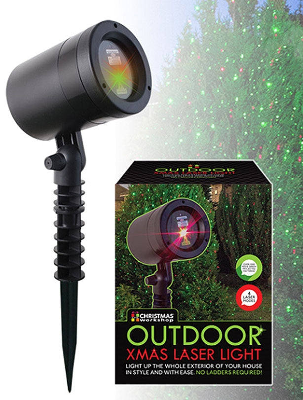 Multi-Function Outdoor Laser Light - Red-Green