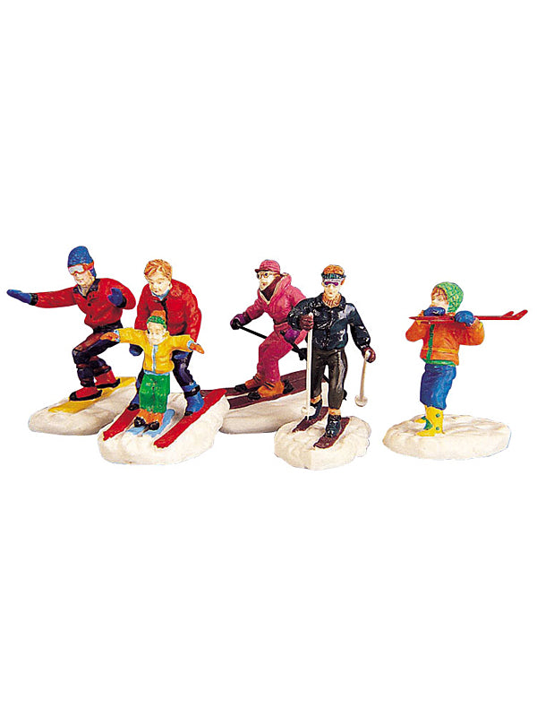 Set of 5 Winter Fun Figurines