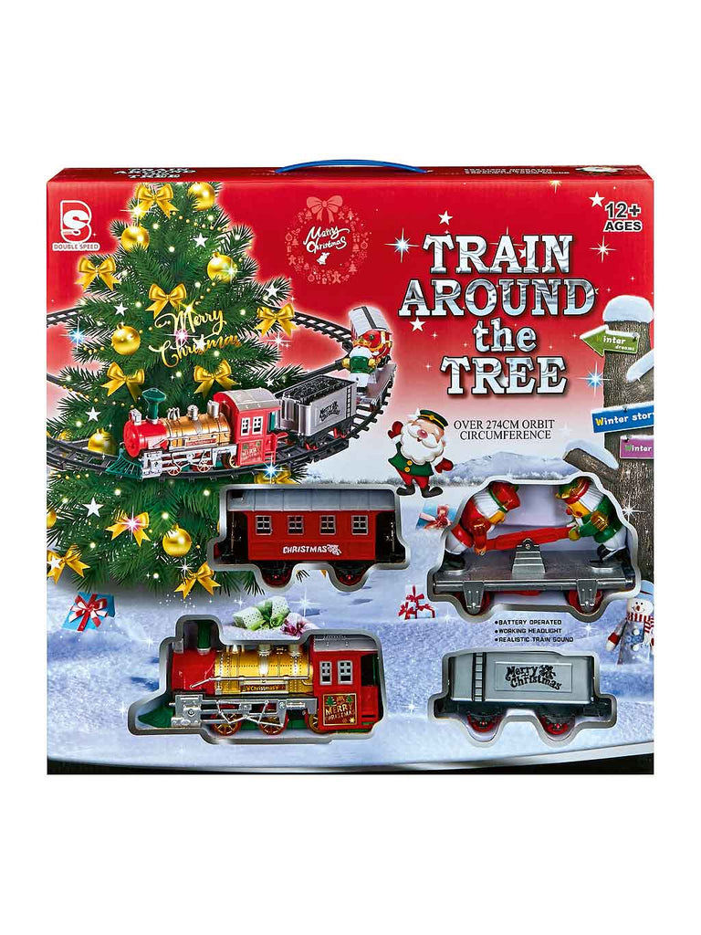 B/O Lit Round The Tree Train with Music 274cm Track