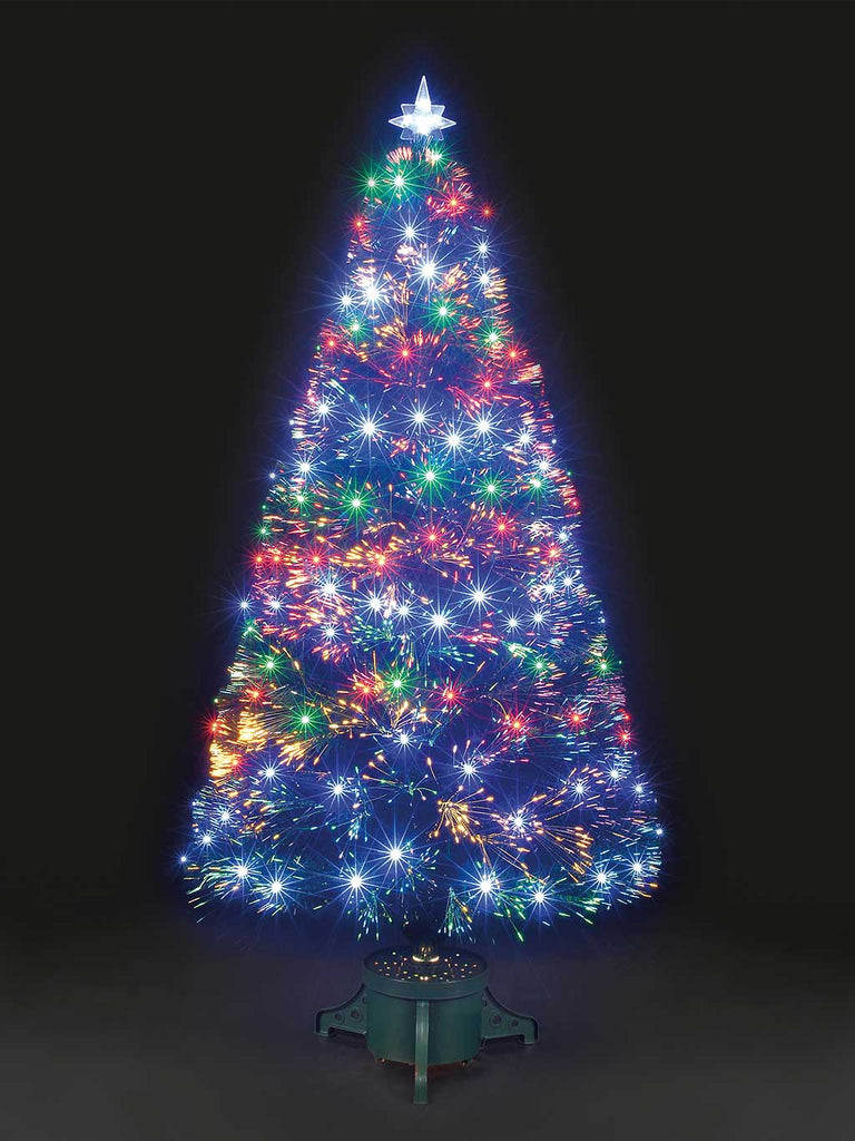 90cm (3ft) Fibre Optic Galaxy Tree with 90 Flashing Multi-Colour LEDs