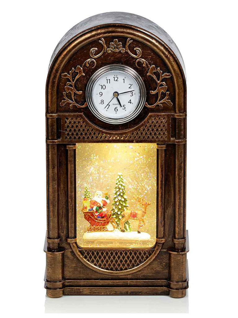 29cm Antique Gold Clock Water Spinner