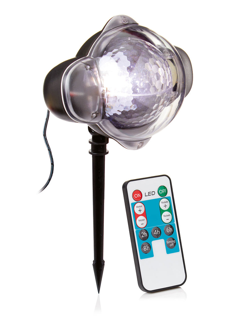 Outdoor Star Projector with Timer and Remote - Warm White Leds
