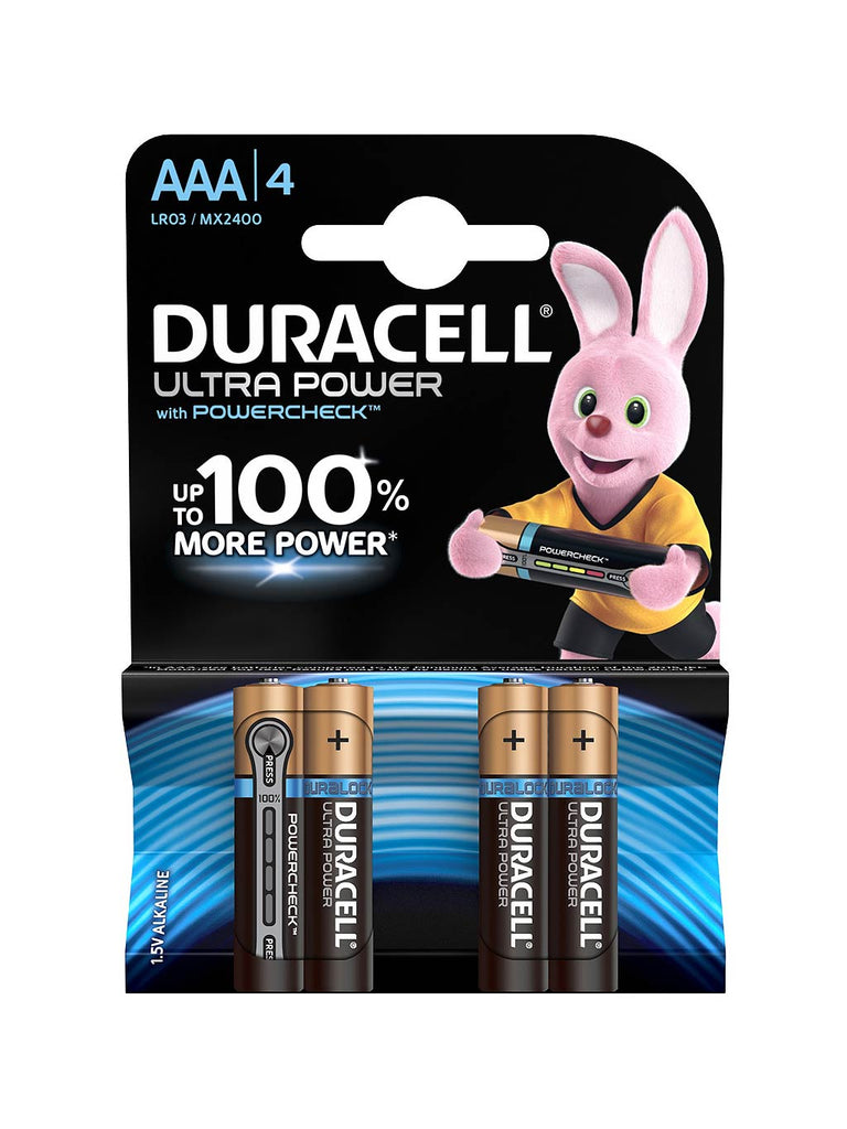 Duracell AAA 4pk Batteries - Ultra Power
