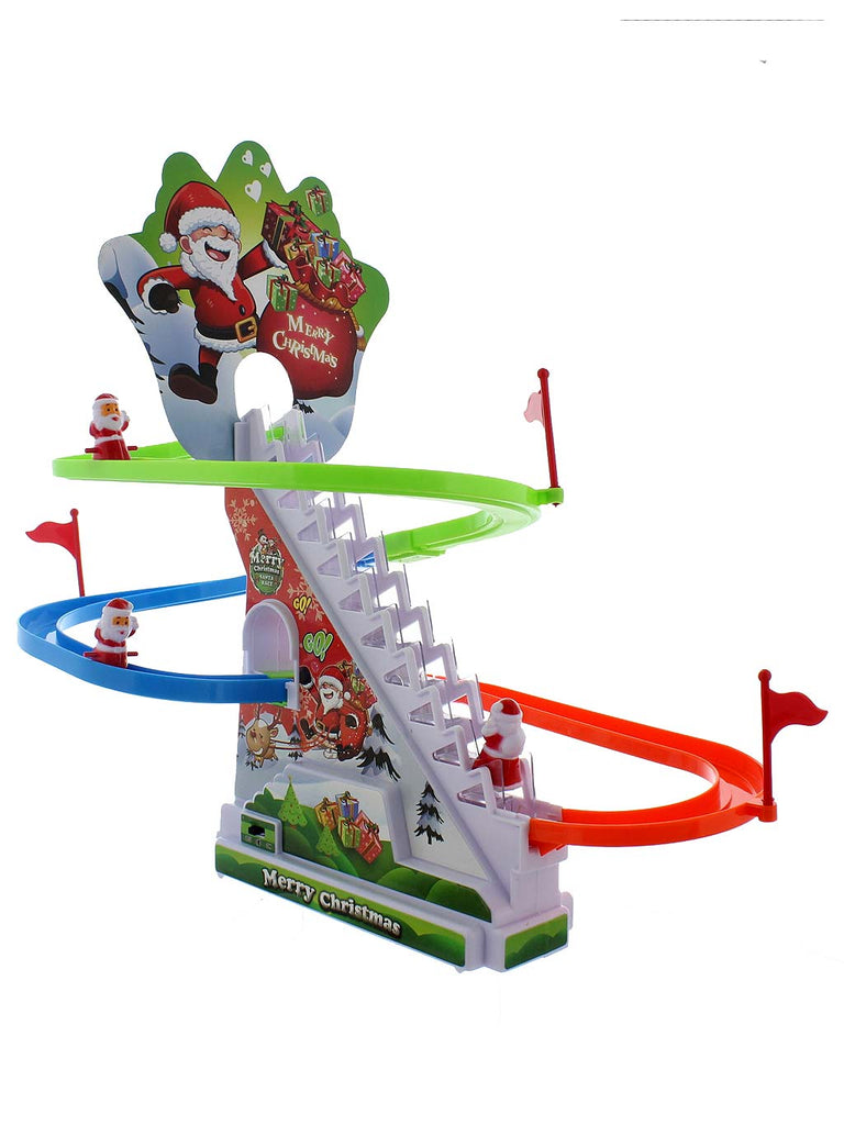 Battery Operated Santa Race With Light And Music