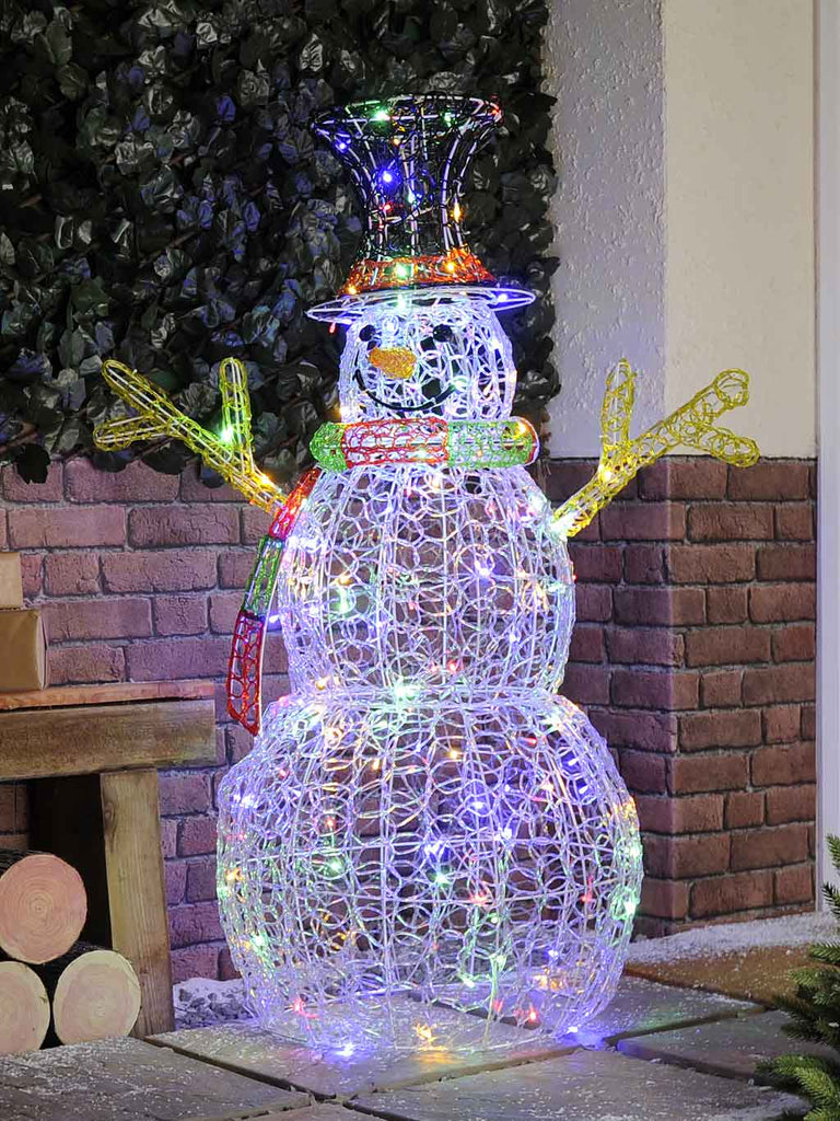130cm LED Soft Acrylic Snowman