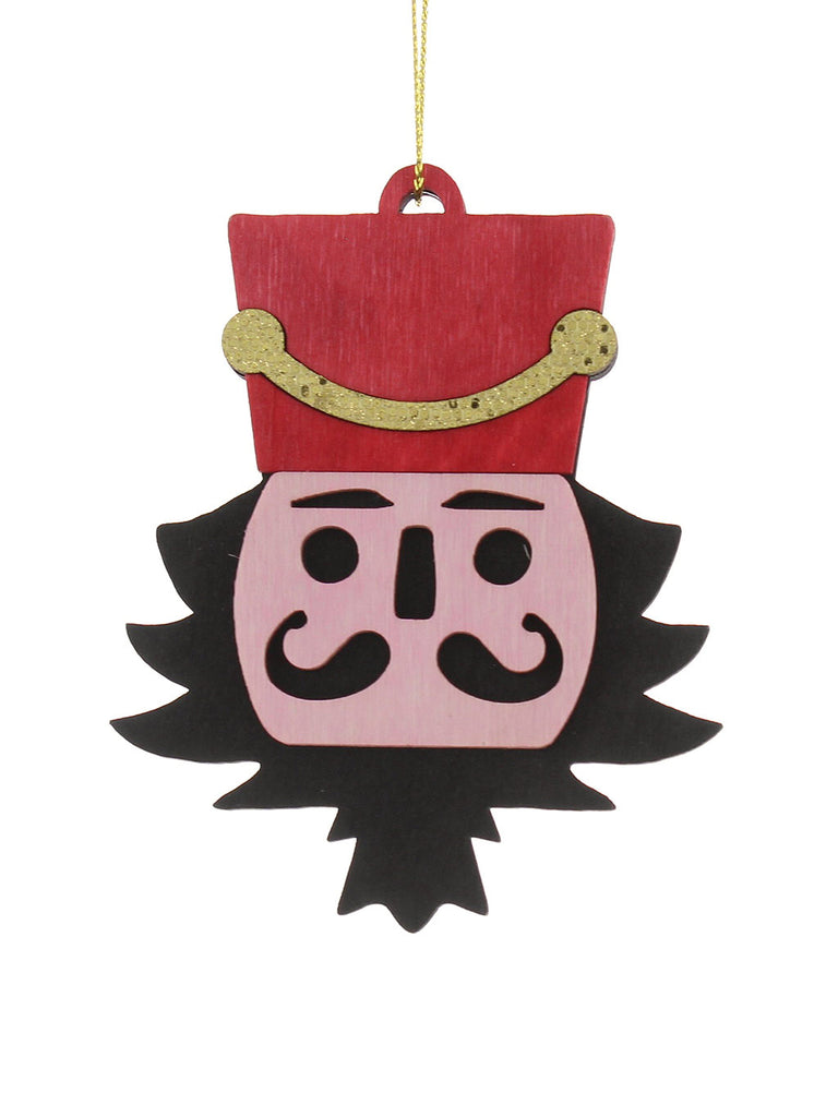 10cm Wooden Nutcracker With Red Hat