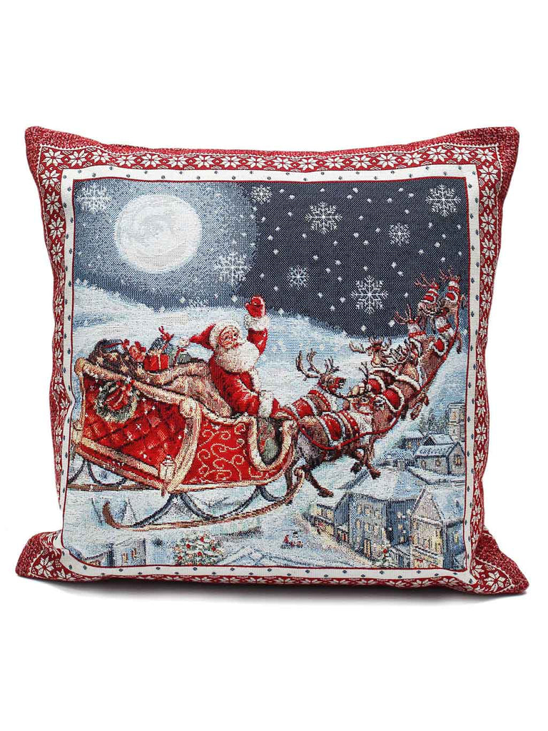 Skyride Christmas Cushion