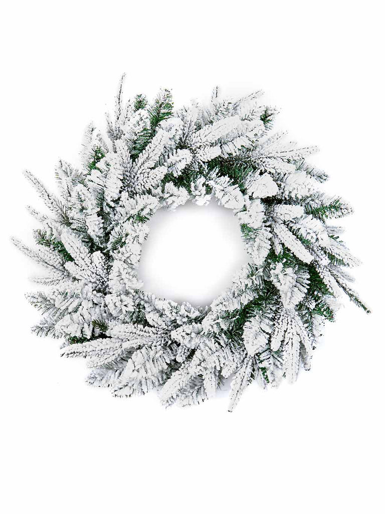 50cm Lapland Snowy PE/PVC Wreath