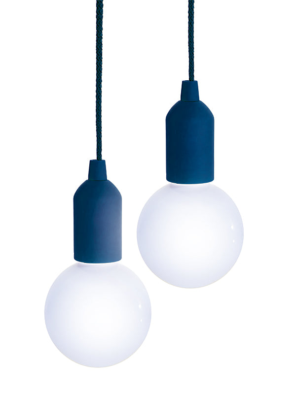 Set of 2 Large LED Pull Bulbs - Blue