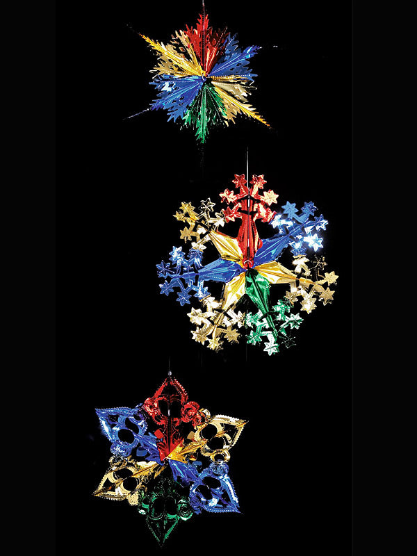 40cm Foil Starburst - Multi Colour