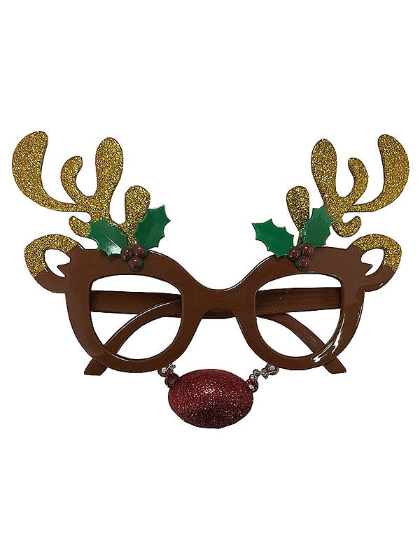 15cm Reindeer Party Glasses