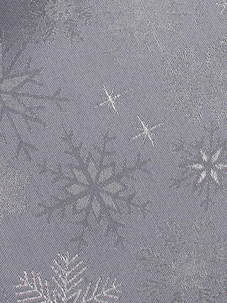 53”x 88” Snow Crystal Tablecloth - Grey
